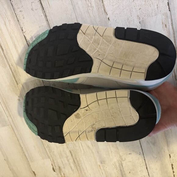 Nike Men’s 8 Air Max 1 OG Anniversary Aqua Sneakers Blue/Purple Sneaker LTD - Picture 8 of 14